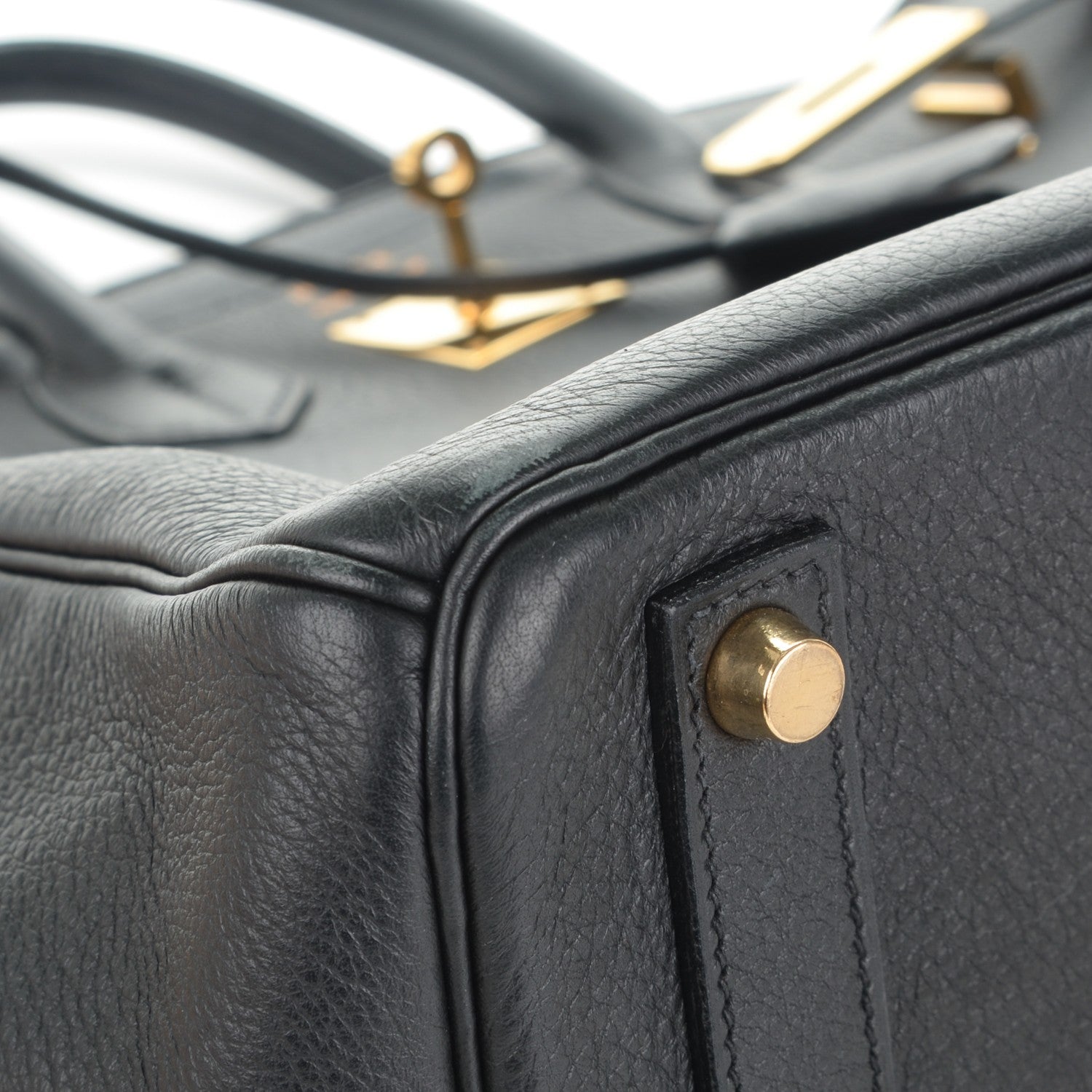 Hermes Taurillon Clemence HAC Birkin 32 Black 19 of 25