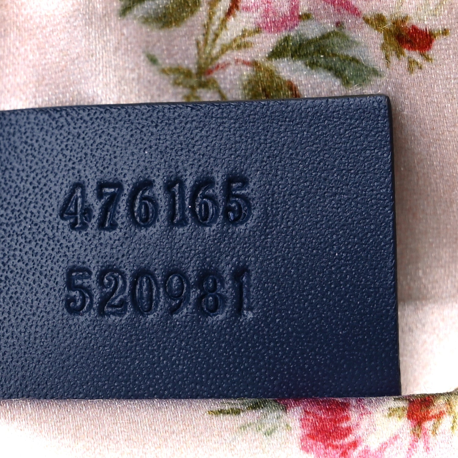 Gucci Denim Matelasse Pearly GG Marmont Cosmetic Case Blue 7 of 10