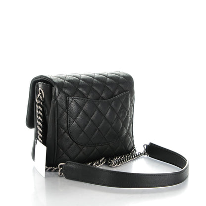 Chanel Caviar Quilted Small Rock In Rome Flap Black 3 of 8
