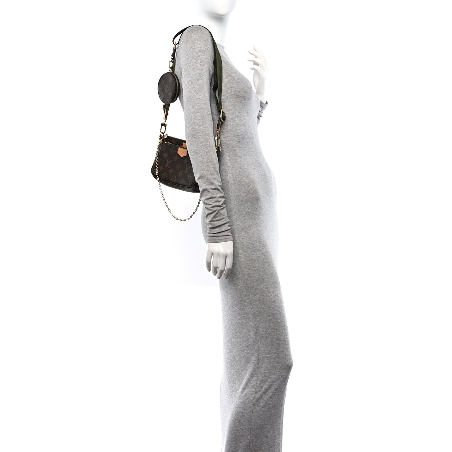 Monogram Multi Pochette Accessories Kaki