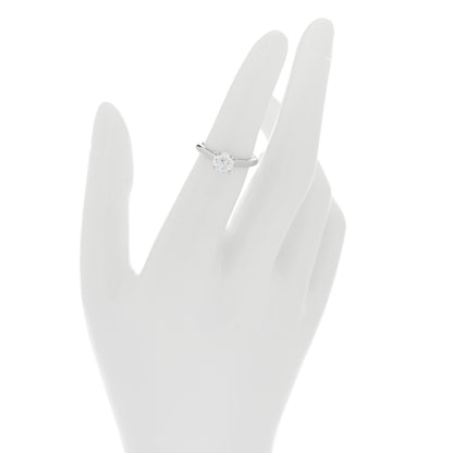 Cartier Platinum Diamond .80ct Solitaire 1895 Engagement Ring 49 4.75 2 of 7