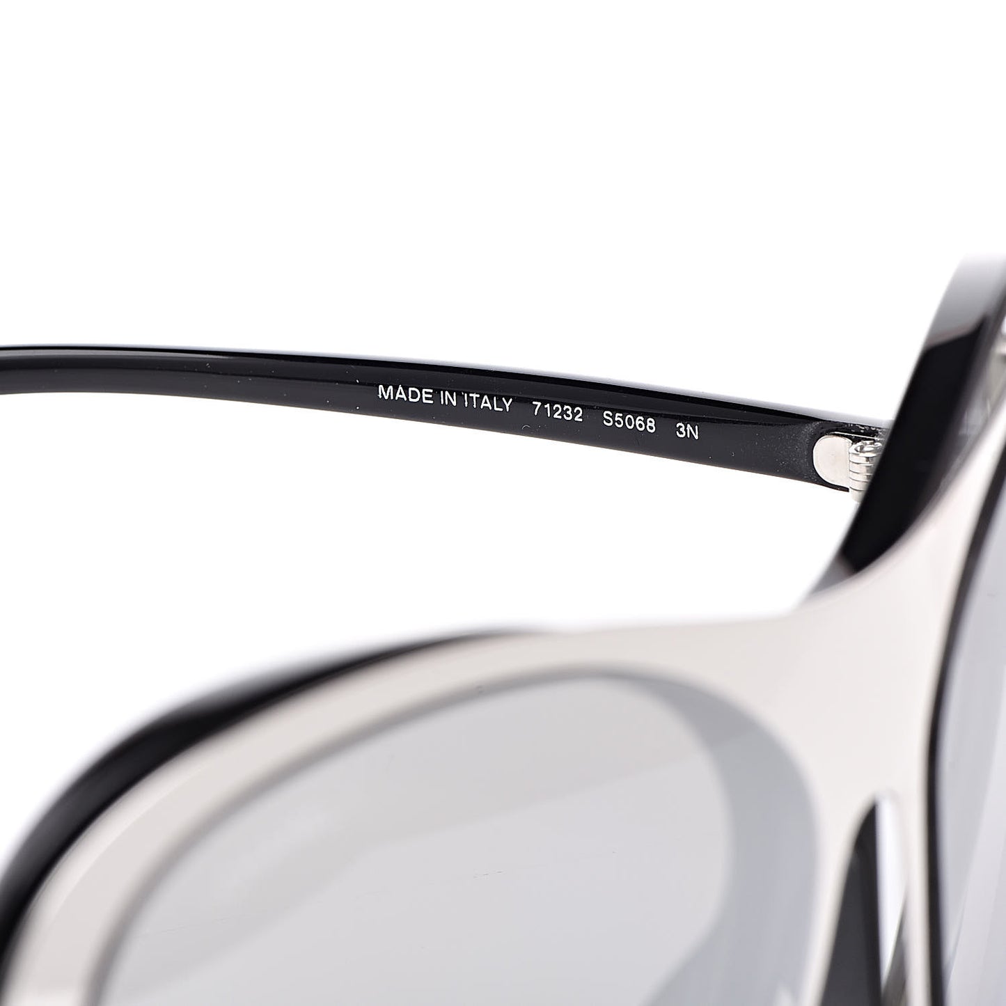 Clip On Sunglasses 71232 Black Grey