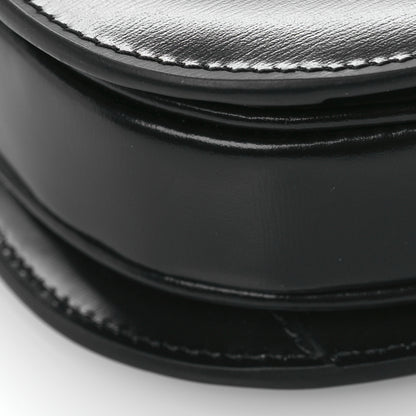 Celine Shiny Calfskin Triomphe Mini Besace Clea Black 9 of 11