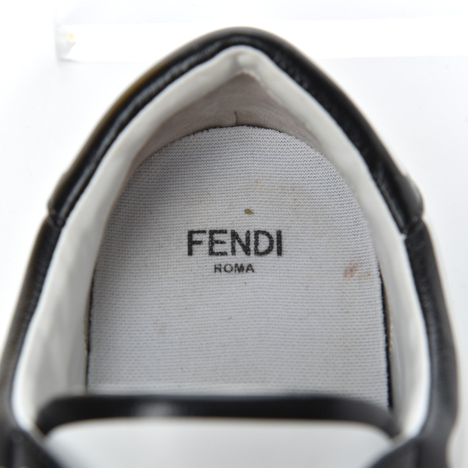 Fendi X JOSHUA VIDES Nappa Rockoclick Slip On Sneakers 37.5 Snow White Black 10 of 20