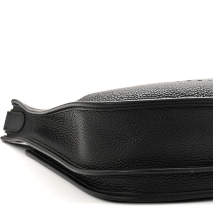 Hermes Taurillon Clemence Evelyne III PM Black 9 of 10