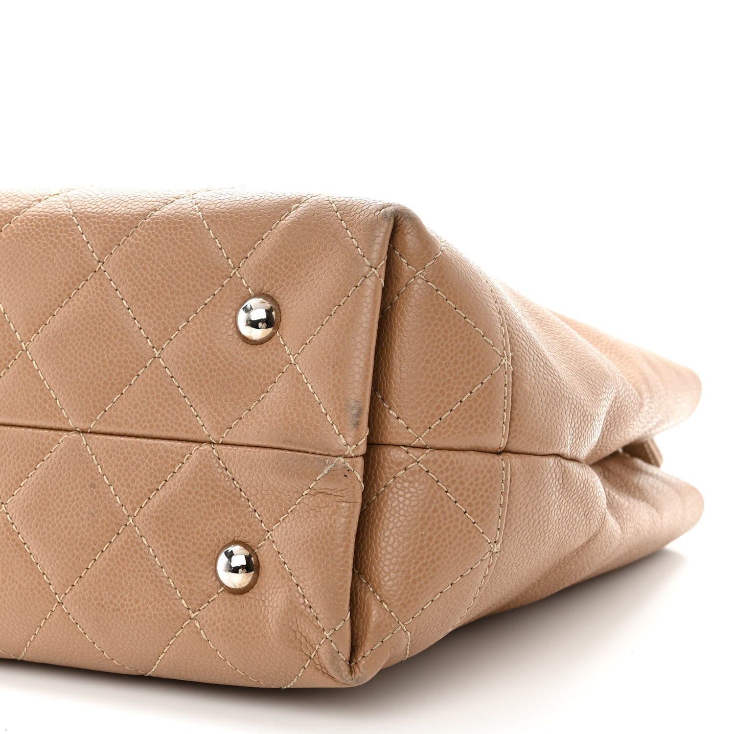 Chanel Caviar Medium Soft CC Top Handle Tote Dark Beige 12 of 18