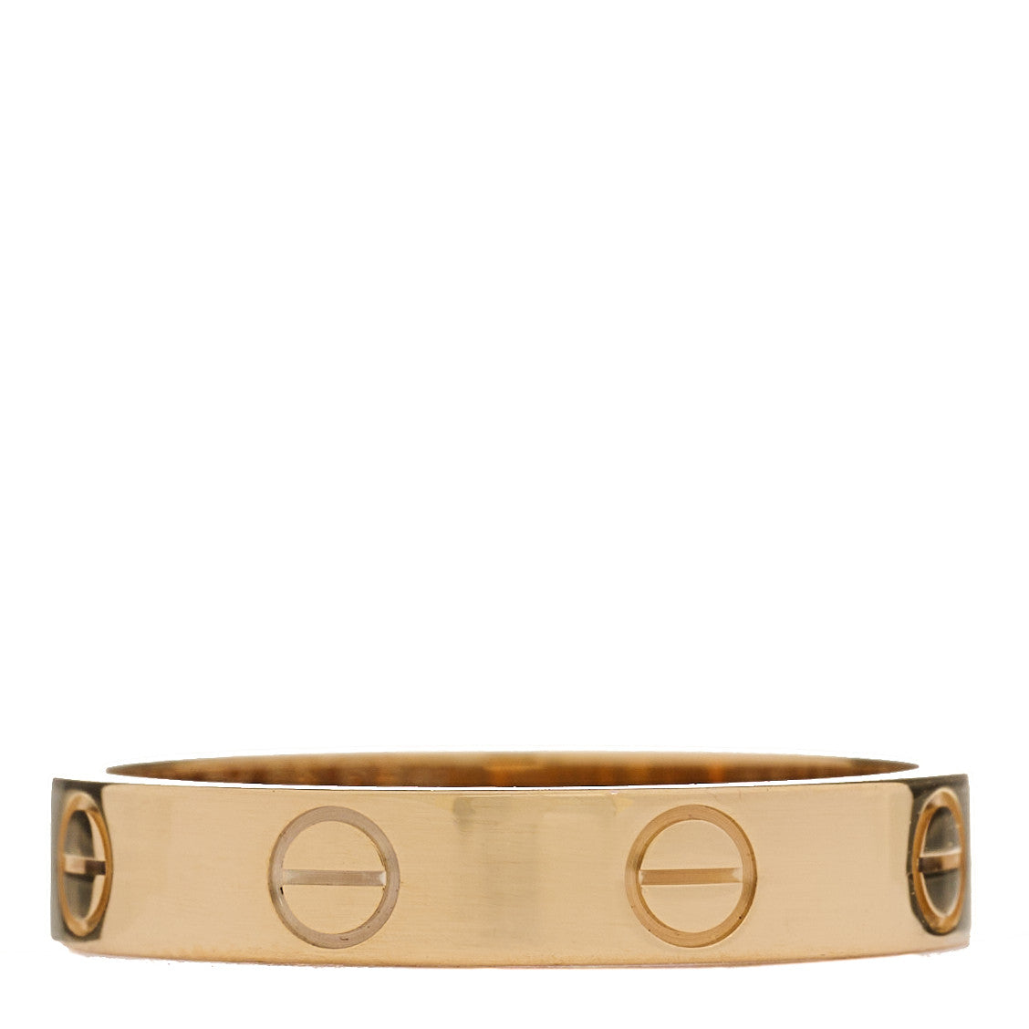 Cartier 18K Yellow Gold 3.5mm LOVE Wedding Band Ring 53 6.5 5 of 6