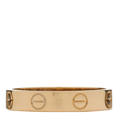 Cartier 18K Yellow Gold 3.5mm LOVE Wedding Band Ring 53 6.5 5 of 6