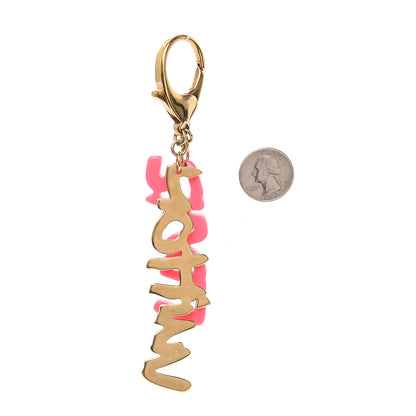 Louis Vuitton Graffiti Bag Charm Pink 2 of 4