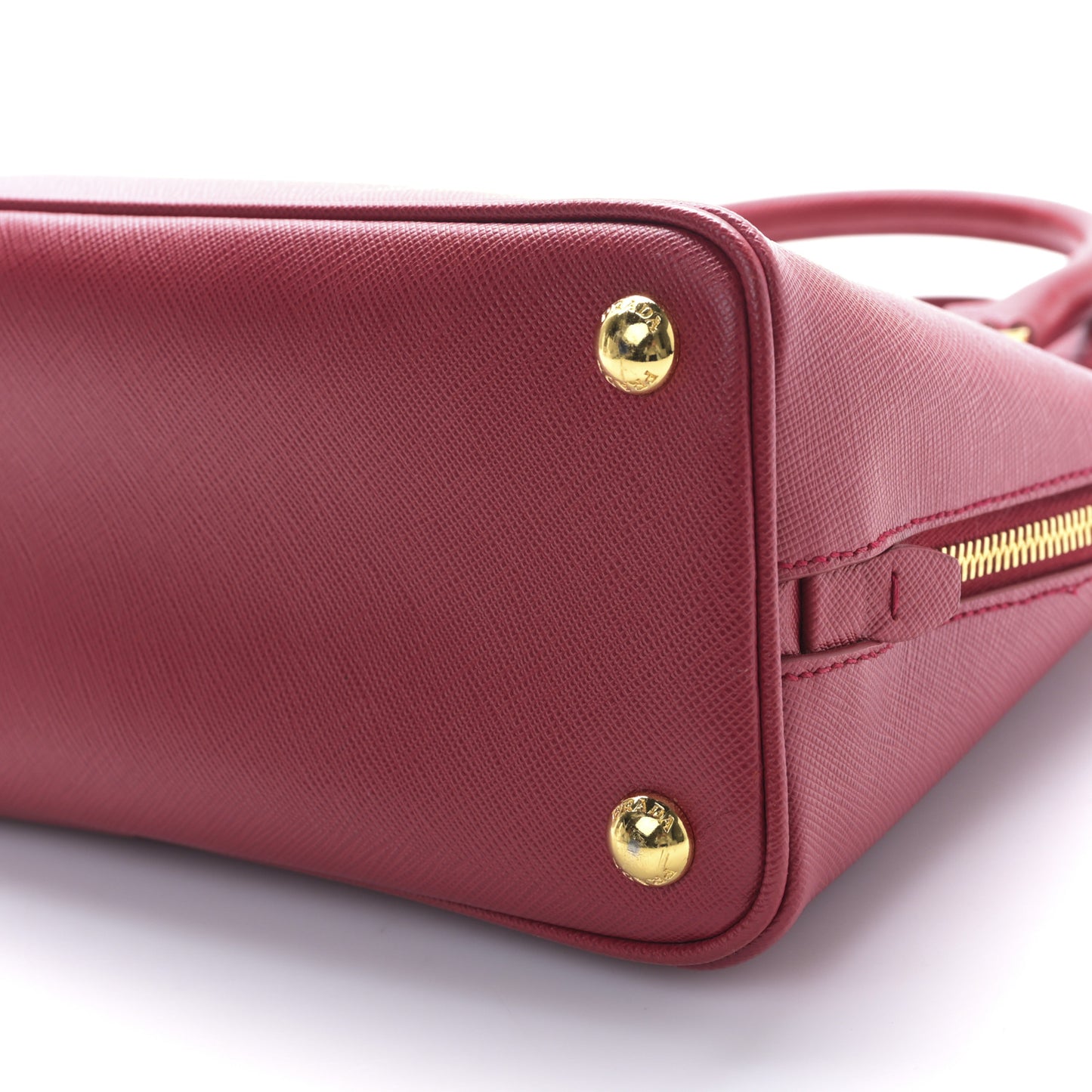 Saffiano Lux Small Promenade Tote Cerise