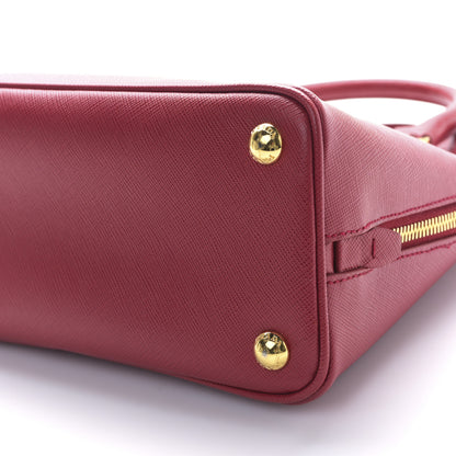 Prada Saffiano Lux Small Promenade Tote Cerise 9 of 9
