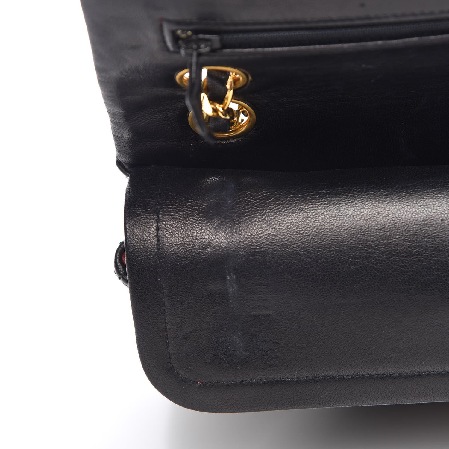 Chanel Lambskin Quilted Small Double Flap Black 13 of 13