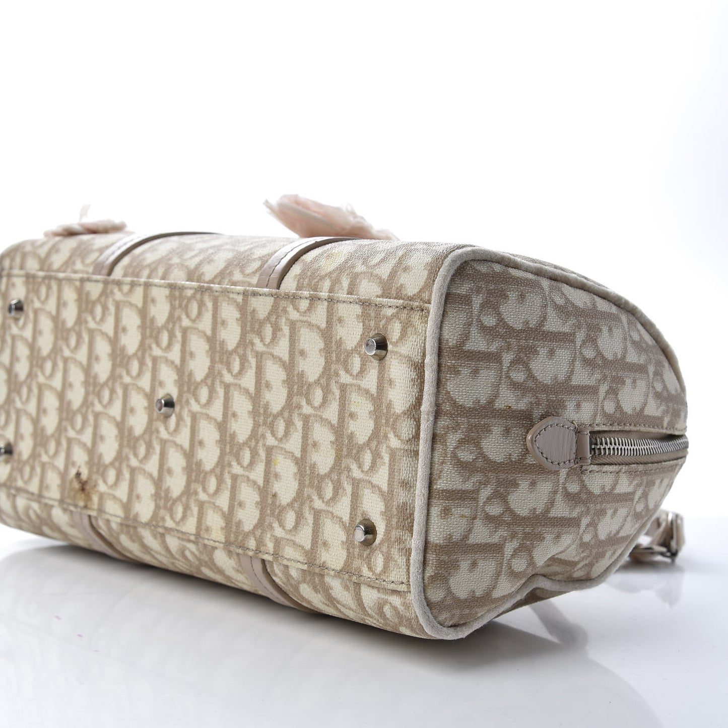 Cotton Monogram Trotter Romantique Boston Bag Rose