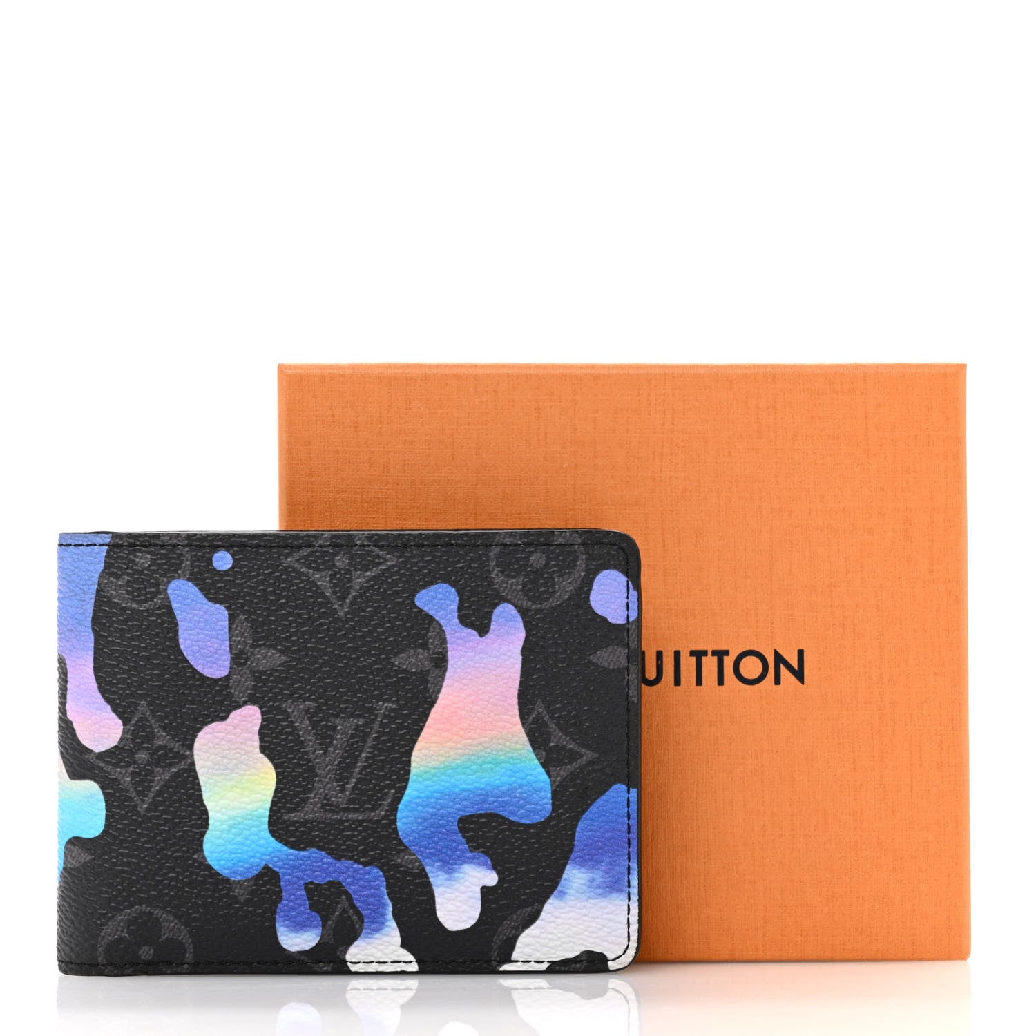 Louis Vuitton Monogram Eclipse Sunrise Multiple Wallet 9 of 9