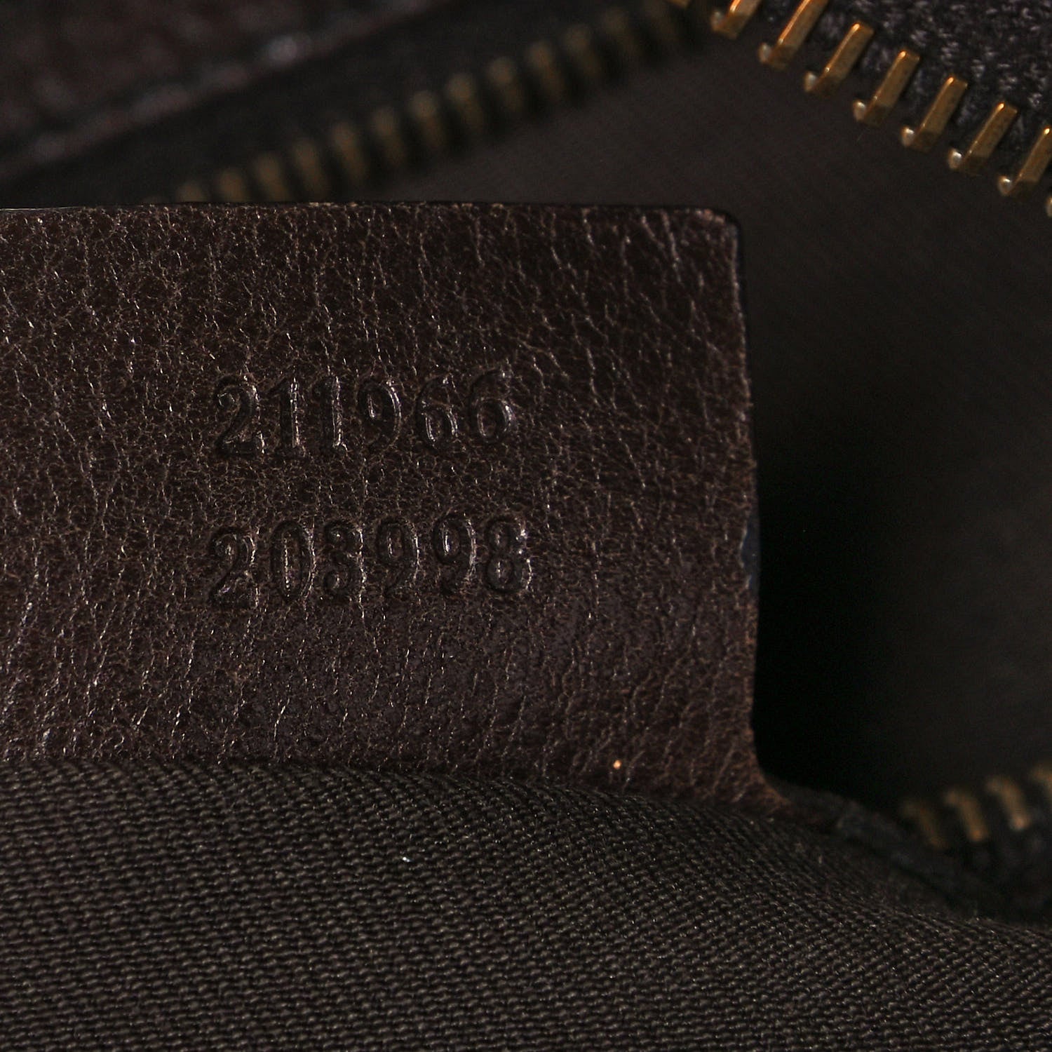 Gucci Monogram Medium Jockey Hobo Dark Brown 7 of 12