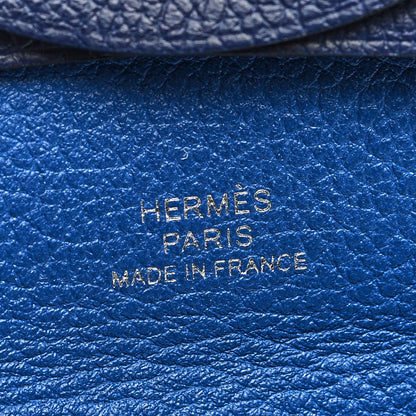 Hermes Evercolor Bastia Verso Coin Purse Bleu Saphir Bleu France 6 of 6