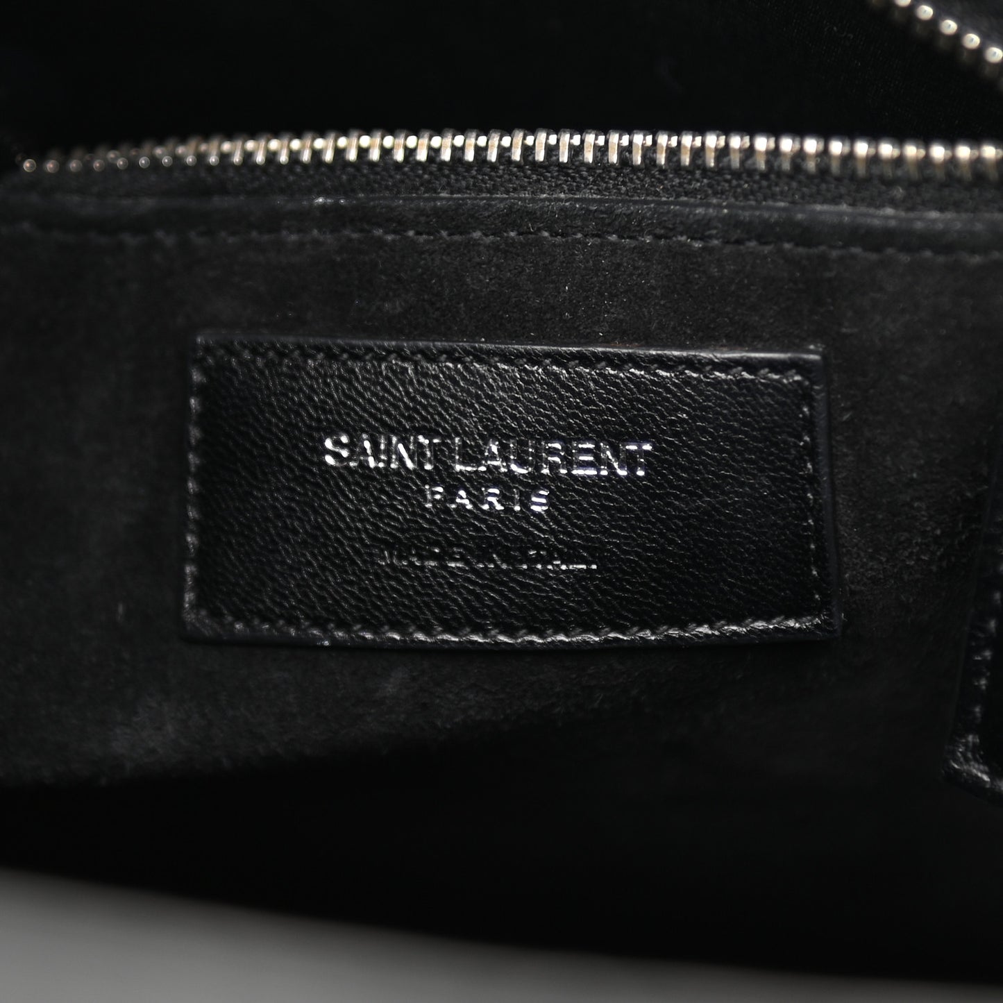 Calfskin Crocodile Embossed Large Sac De Jour Carryall Black