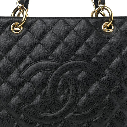 Chanel Caviar Quilted Grand Shopping Tote GST Black 8 of 10