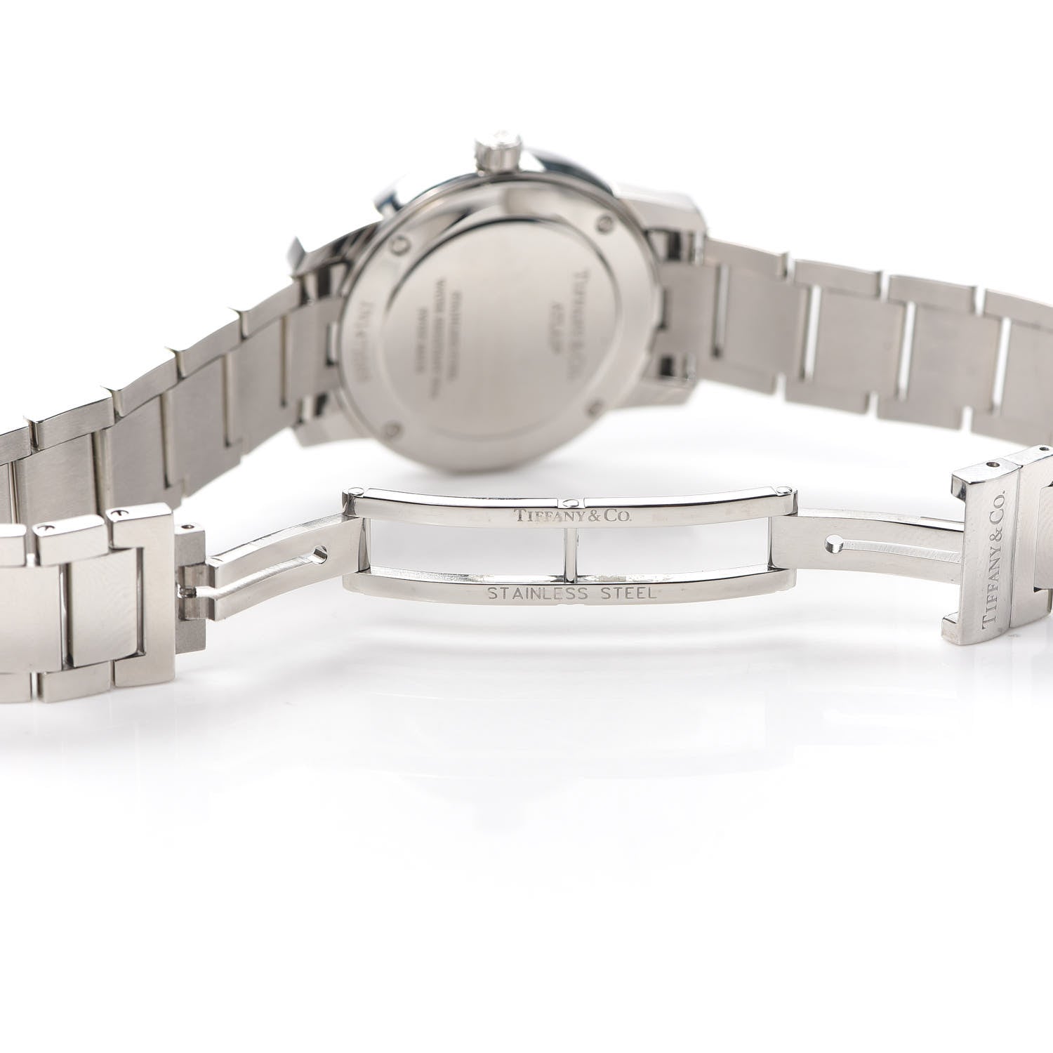 Tiffany Stainless Steel 29mm Atlas 2-Hand Quartz Watch Black 5 of 6