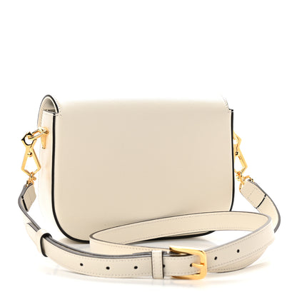 Gucci Azalea Calfskin Web Mini Horsebit 1955 Shoulder Bag Mystic White 3 of 9
