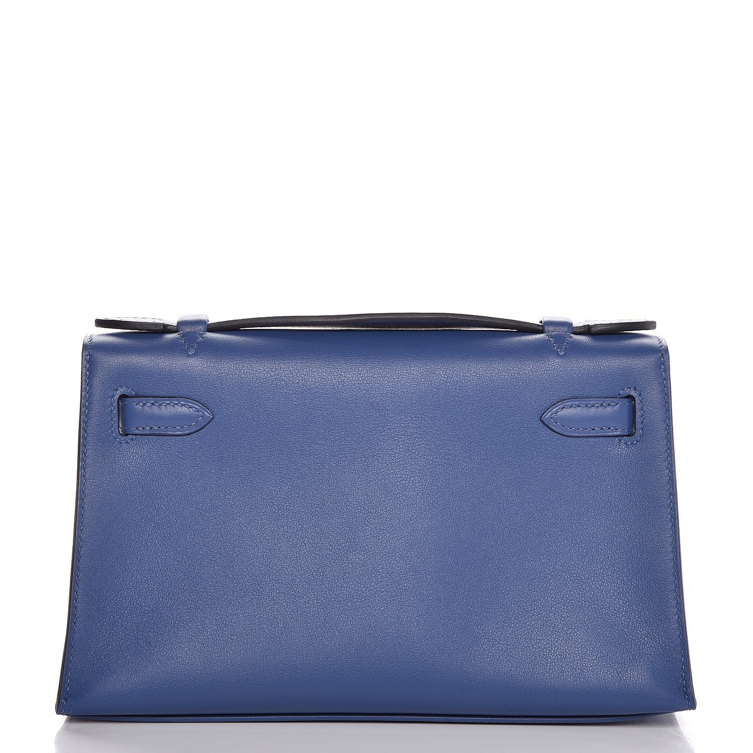 Hermes Swift Kelly Pochette Clutch Bleu Brighton 2 of 6