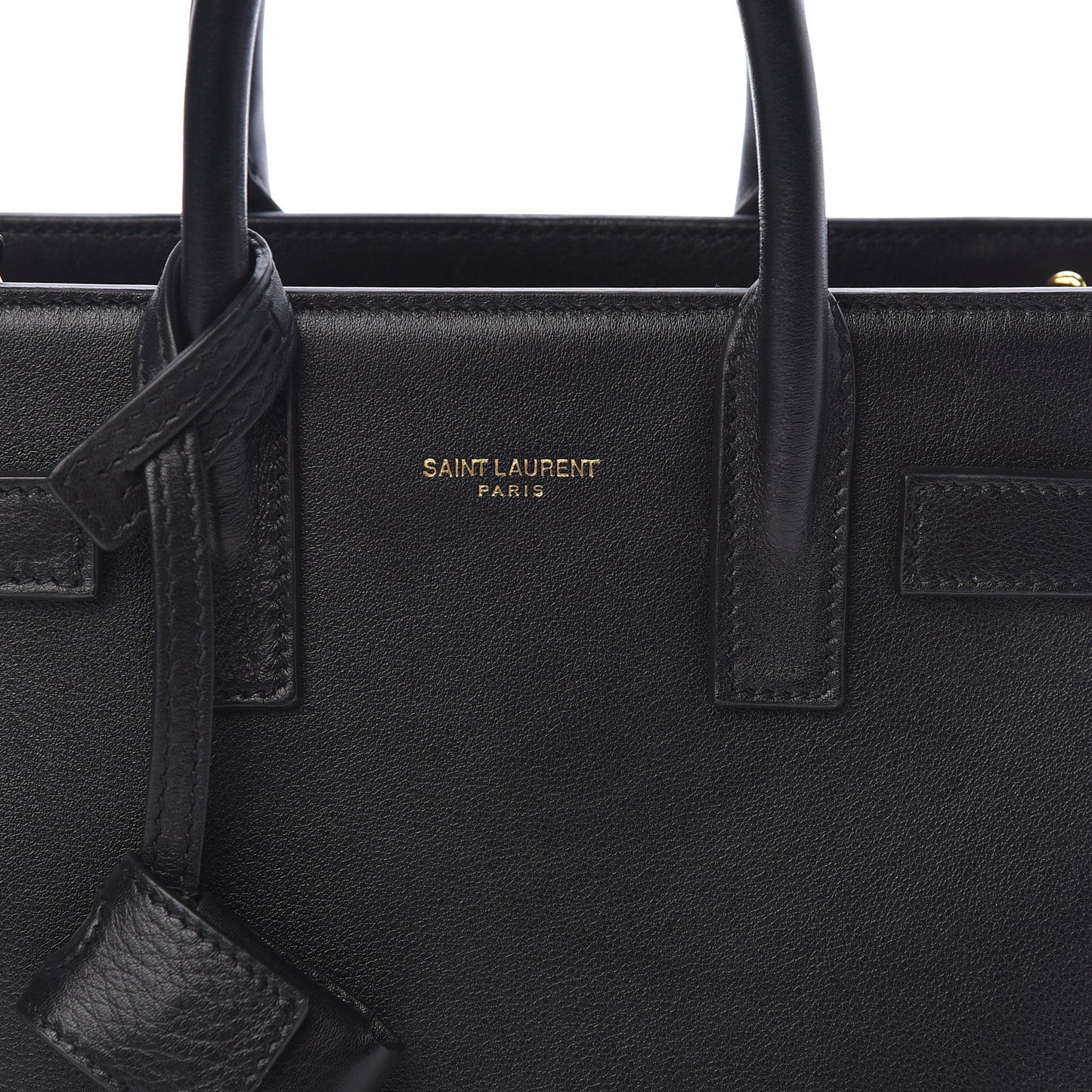 Calfskin Nano Sac De Jour Black