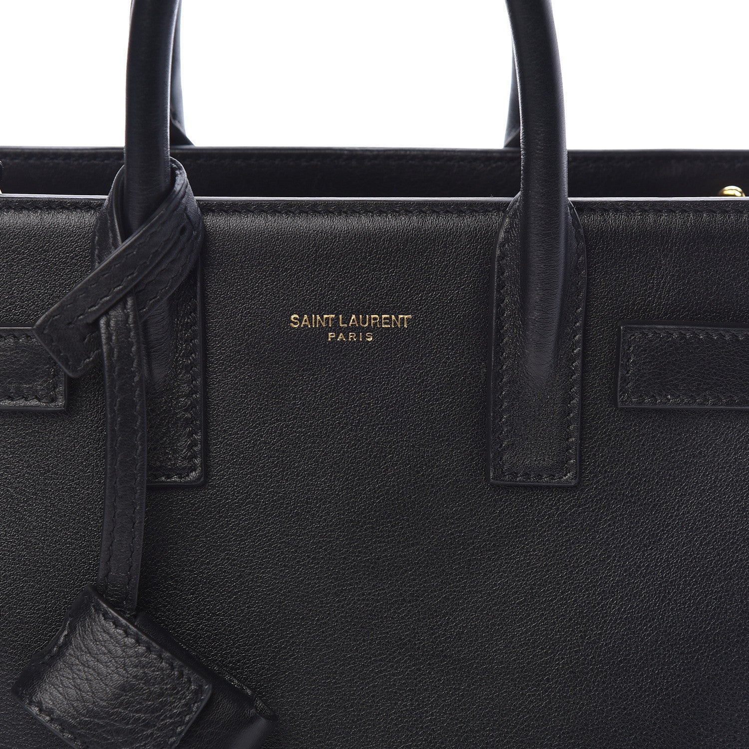 Saint Laurent Calfskin Nano Sac De Jour Black 7 of 9