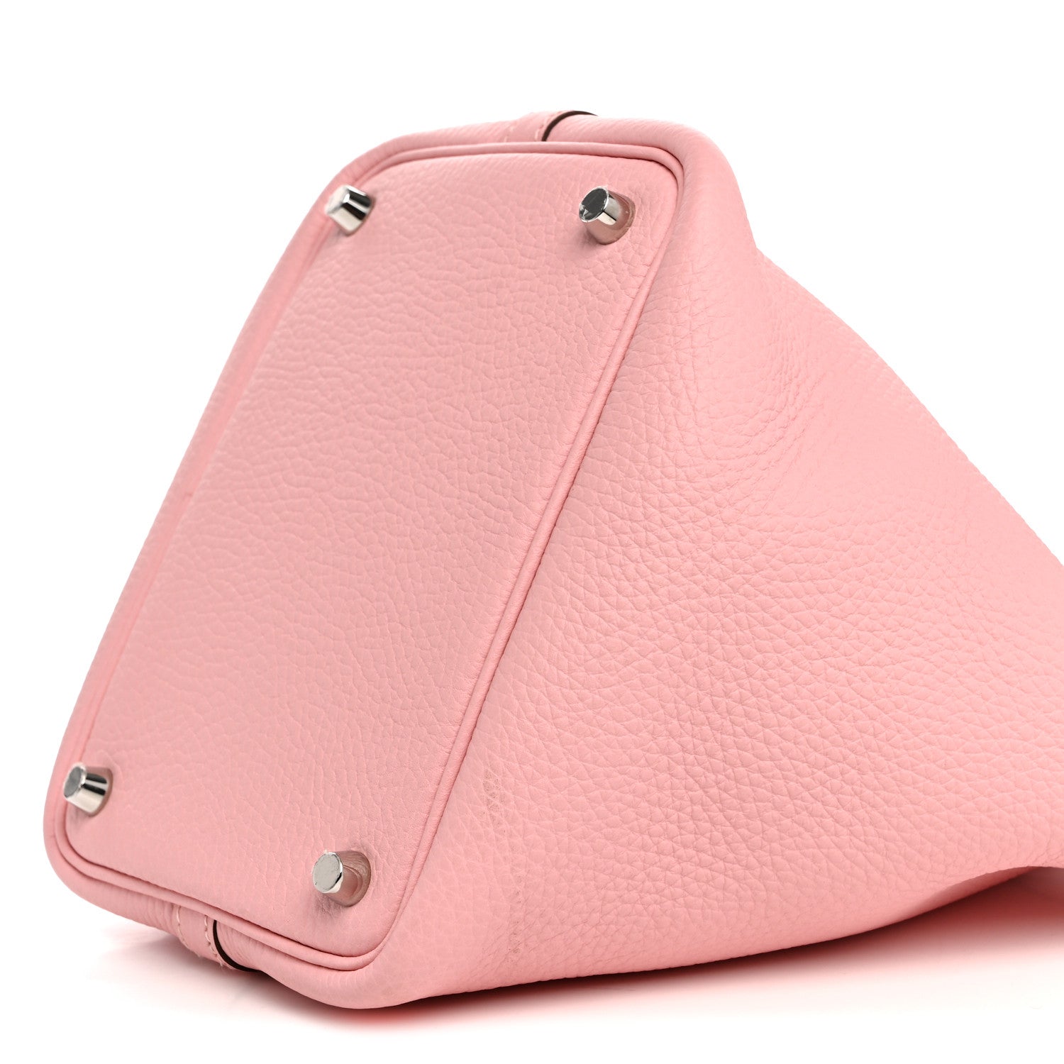 Hermes Taurillon Clemence Picotin Lock 18 PM Rose Sakura 10 of 10