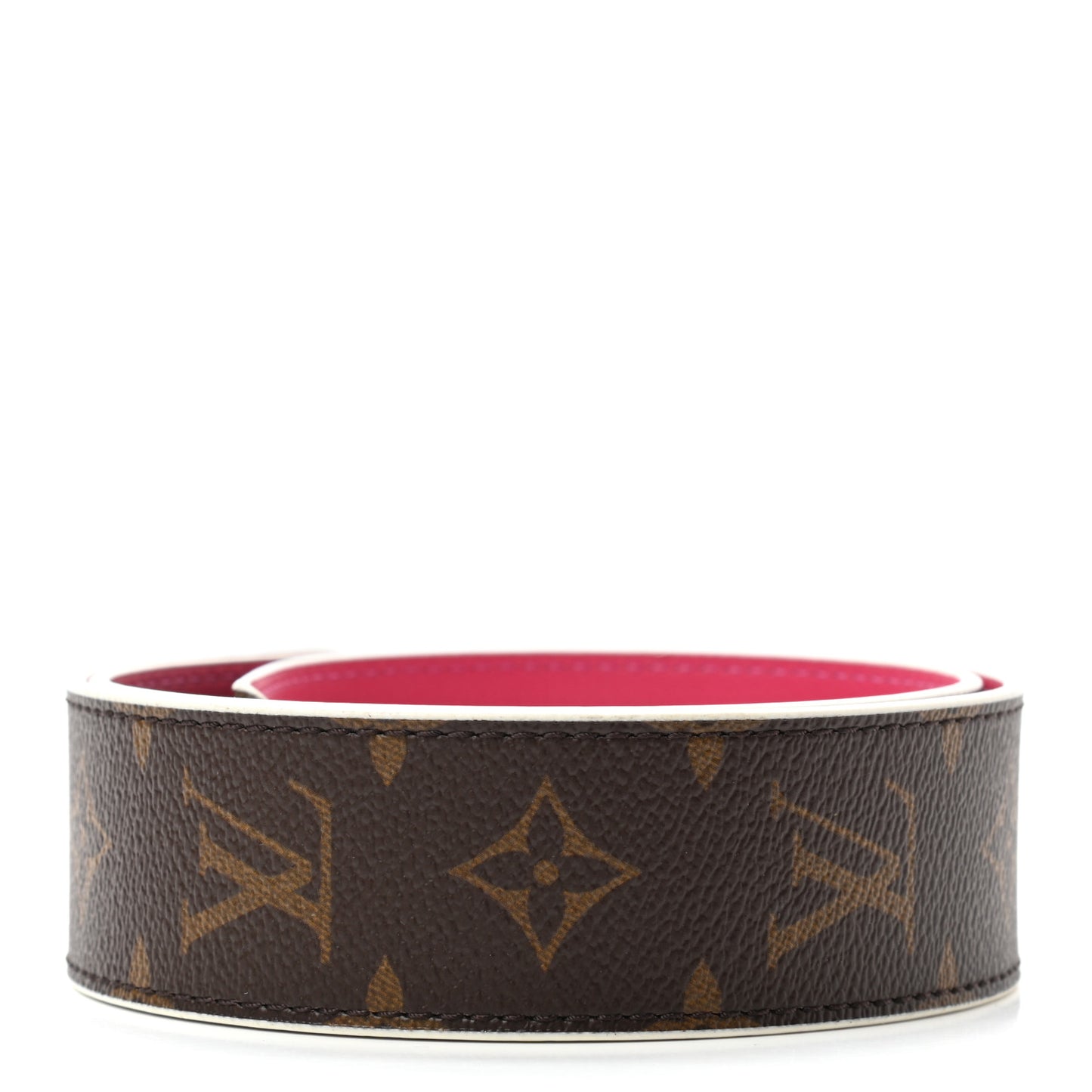 Monogram Bandouliere Shoulder Strap Hot Pink