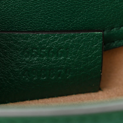 Gucci Wonka Grain Calfskin Mini Diana Tote Bag Green Yellow Fluo 7 of 10