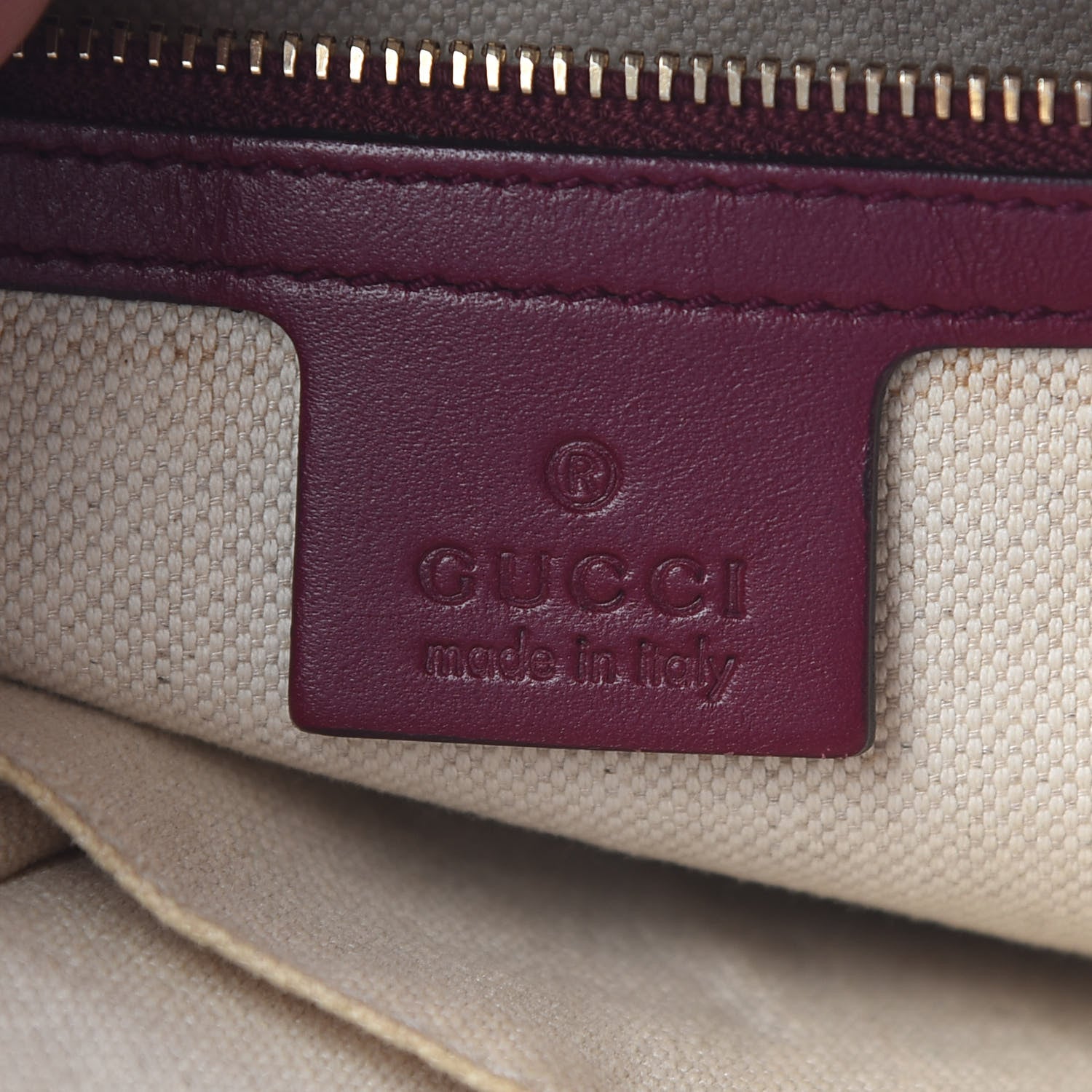 Gucci Monogram Web Medium Mayfair Tote Cherry 5 of 10