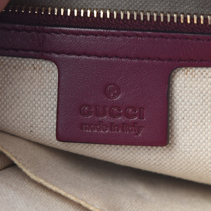 Gucci Monogram Web Medium Mayfair Tote Cherry 5 of 10