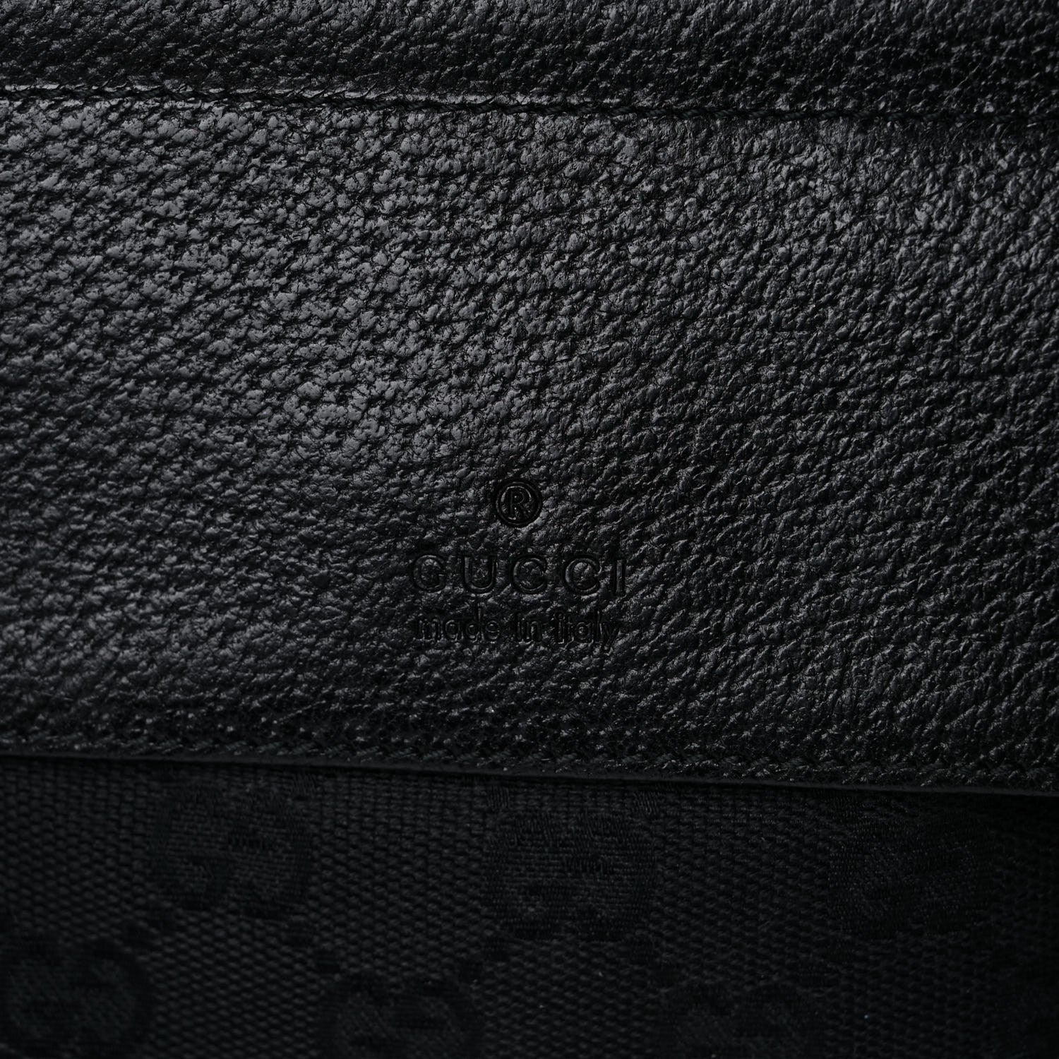 Gucci GG Monogram Double Pocket Belt Bag Black 16 of 20