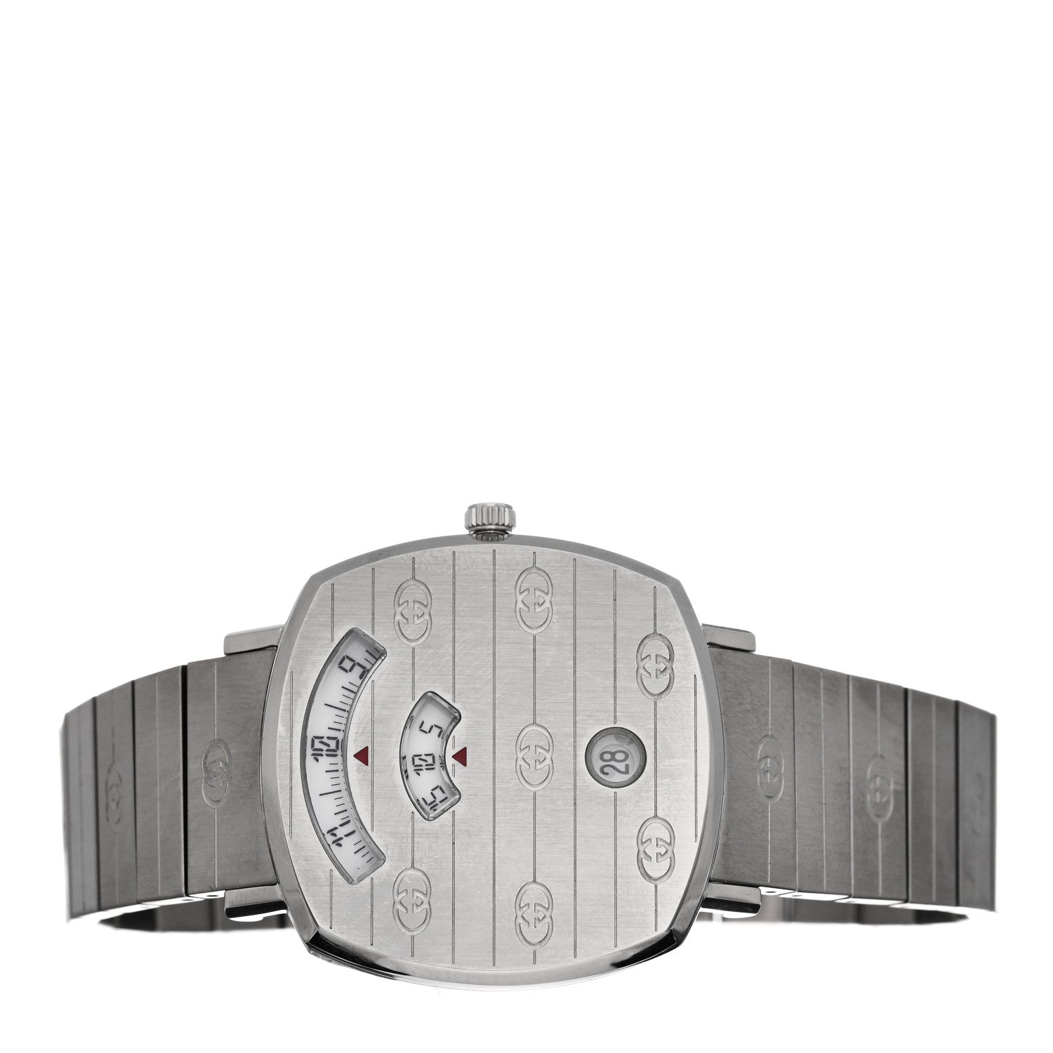 Gucci Stainless Steel 35mm Grip Quartz Watch 2 of 4