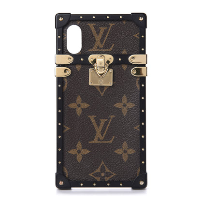Louis Vuitton Monogram Eye-Trunk iPhone X Case 1 of 7