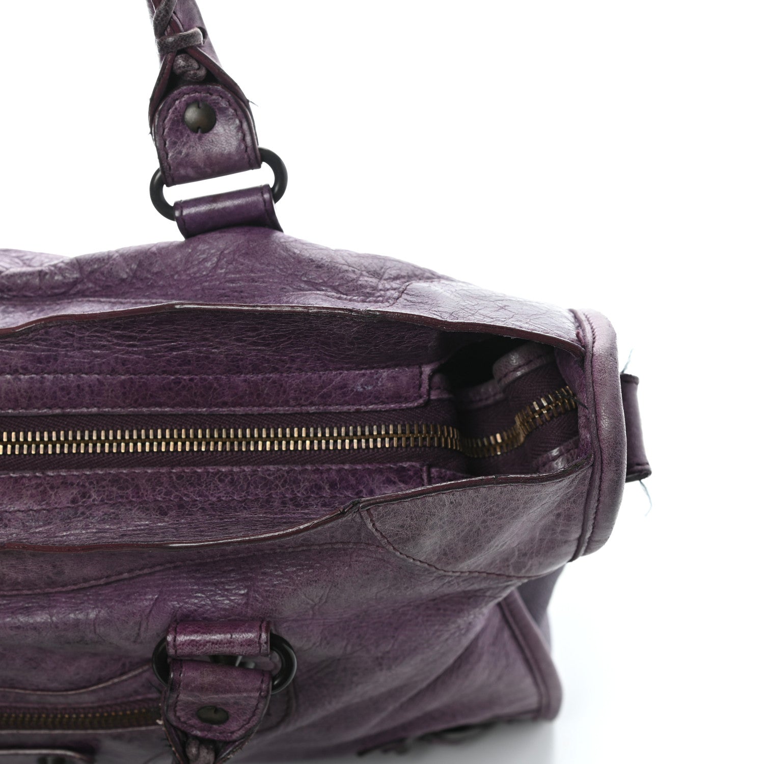 Balenciaga Agneau Classic Hardware City Raisin 12 of 12