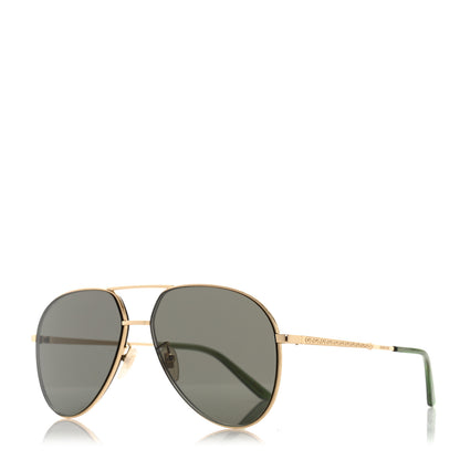 Gucci Metal Aviator Sunglasses GG0356S Green 1 of 9