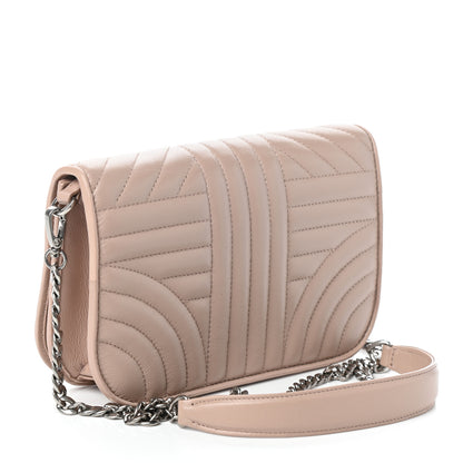 Prada Nappa Impunture Small Diagramme Crossbody Bag Cipria 3 of 8