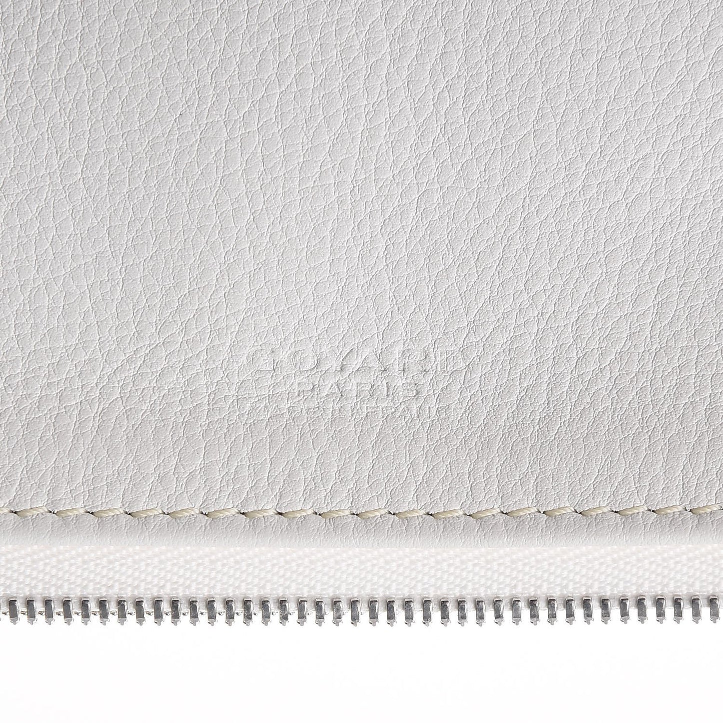 Goyardine Sainte Marie Soft Clutch White