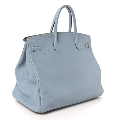 Hermes Togo Birkin 40 Bleu Lin 3 of 10