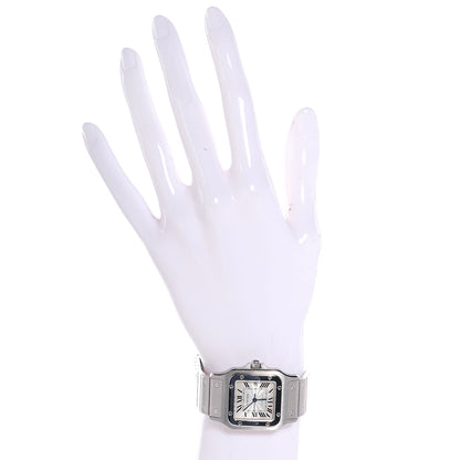 Cartier Stainless Steel 29mm Santos De Galbee Automatic Watch 2 of 7