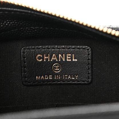 Chanel Caviar Quilted In & Out Chain Wallet Black 6 of 12