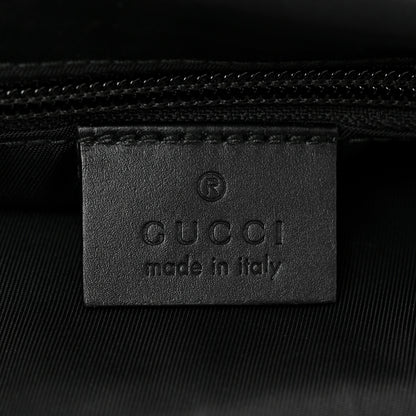 Gucci GG Supreme Monogram Web Medium Zippered Tote Beige Black 6 of 12