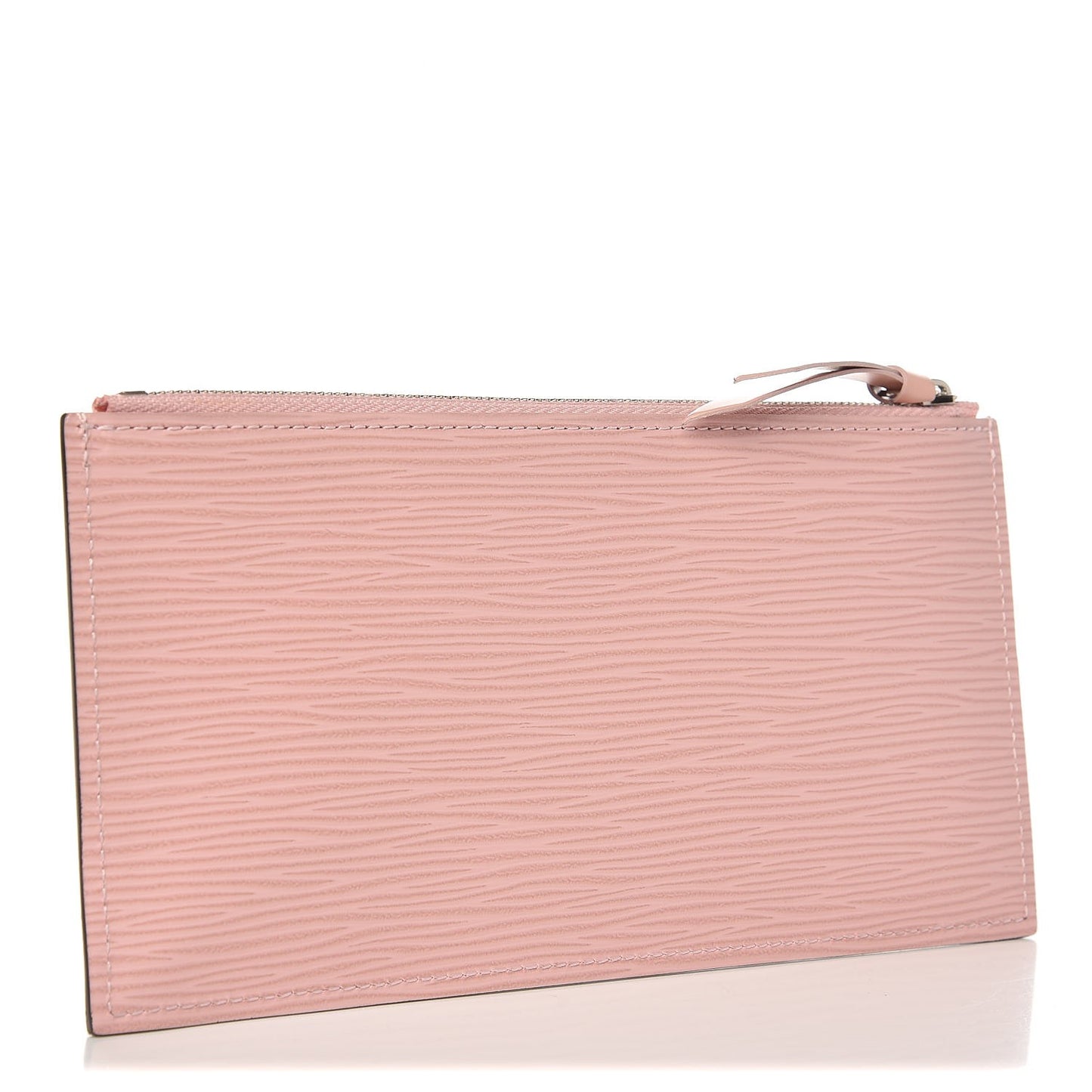 Epi Felicie Chain Wallet Zippered Insert Rose Ballerine
