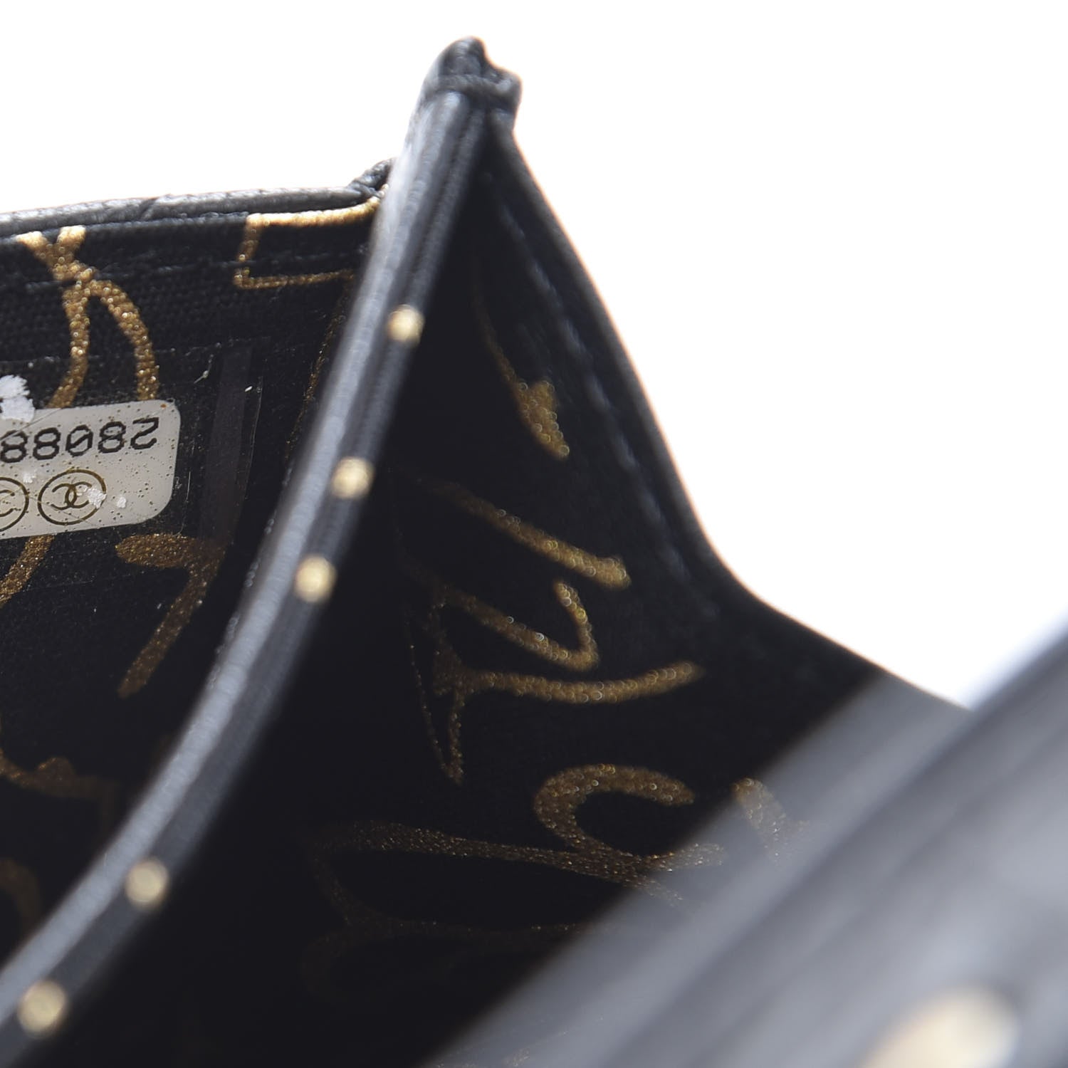 Chanel Lambskin Quilted Flap Card Holder Black 8 of 11