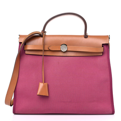 Hermes Vache Hunter Toile Herbag Zip 31 PM Tosca 3 of 19