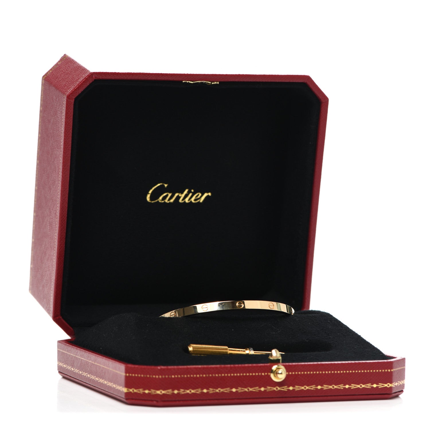 Cartier 18K Yellow Gold Small LOVE Bracelet 17 7 of 7