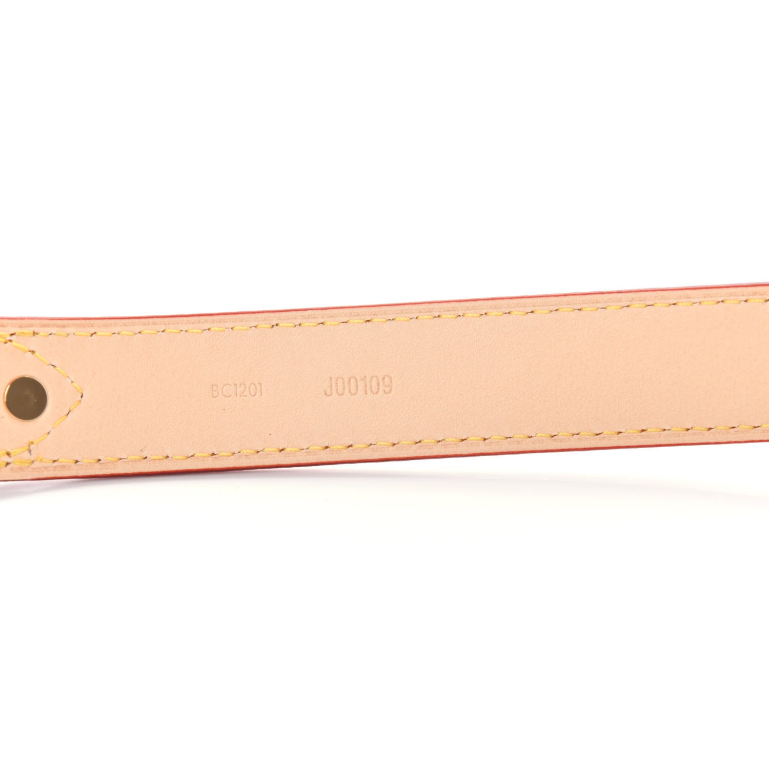 Louis Vuitton Vachetta 25mm Adjustable Shoulder Strap VVN 3 of 5