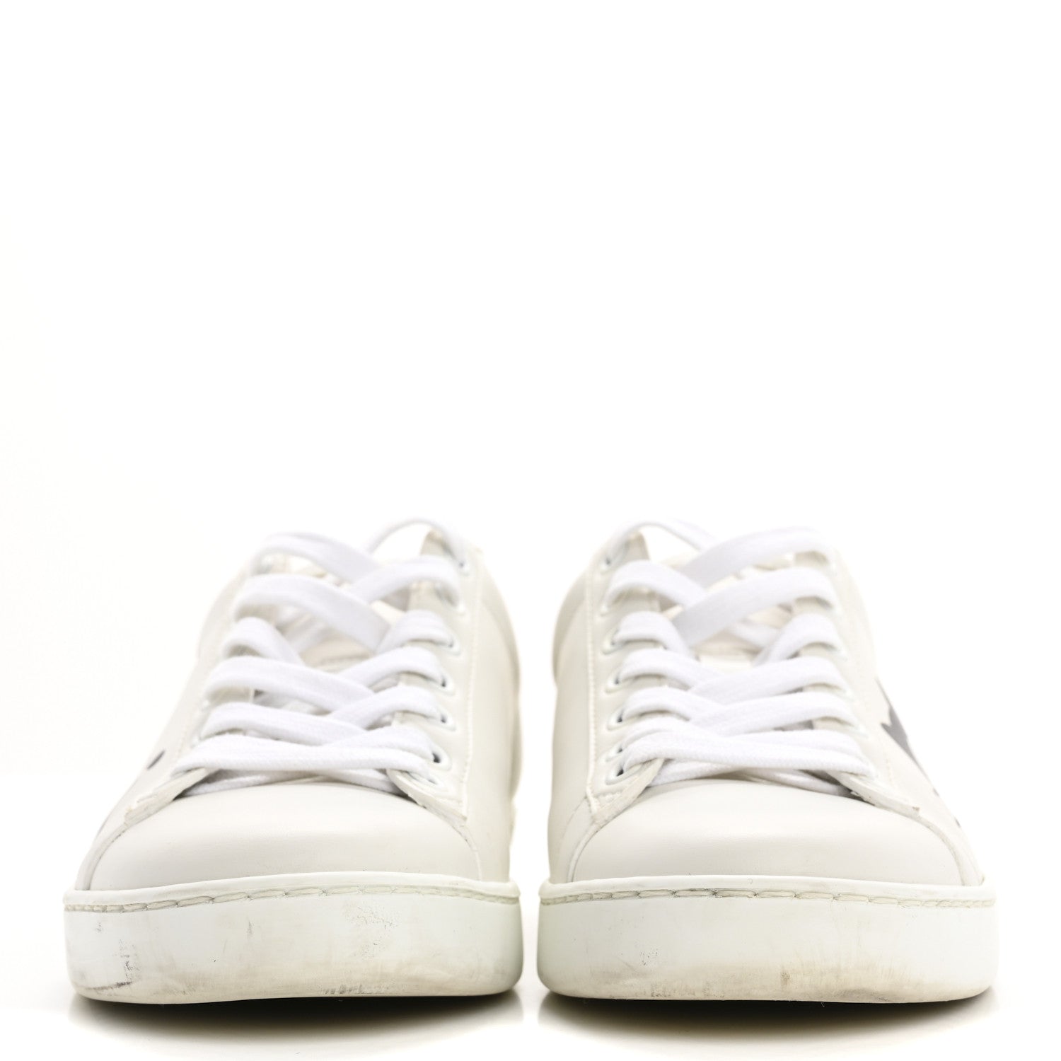 Gucci Calfskin Cat Womens Ace Sneakers 35 White 3 of 14