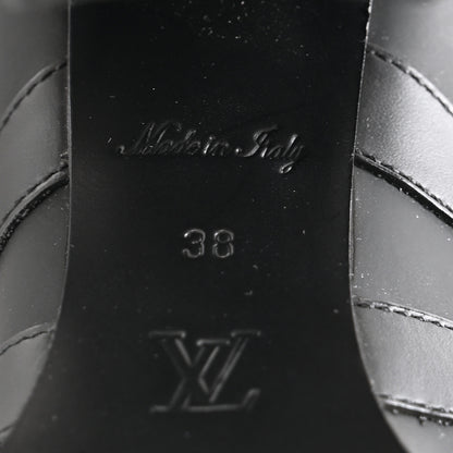 Louis Vuitton Suede Calfskin Monogram Star Trail Ankle Boots 38 Black 7 of 10